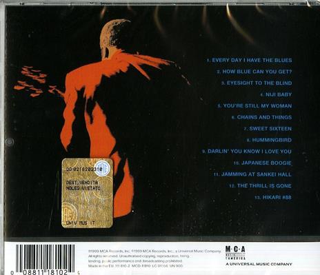 Live in Japan - CD Audio di B.B. King - 2
