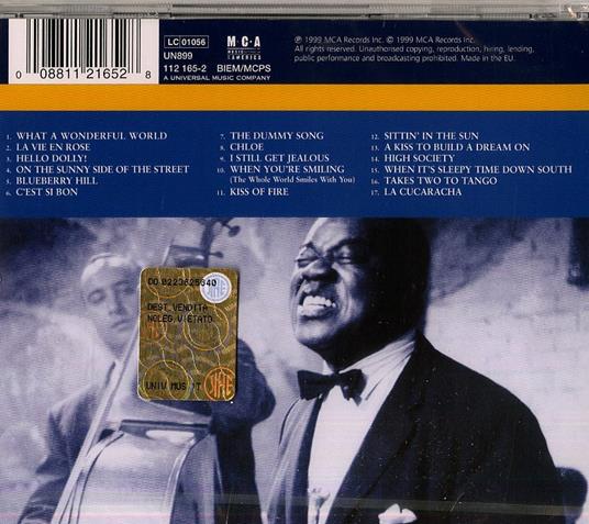 Masters Collection: Louis Armstrong - CD Audio di Louis Armstrong - 2