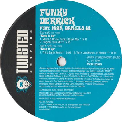 Keep it up - Vinile LP di Funky Derrick