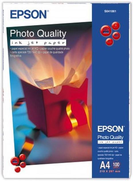 Epson Photo Quality Inkjet Paper - A4 - 100 Fogli - 8
