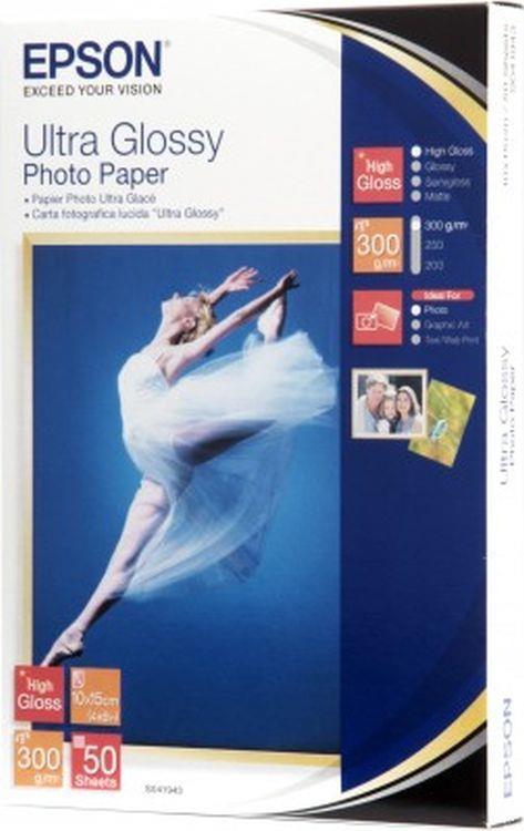 Epson Ultra Glossy Photo Paper - 10x15cm - 50 Fogli - 4