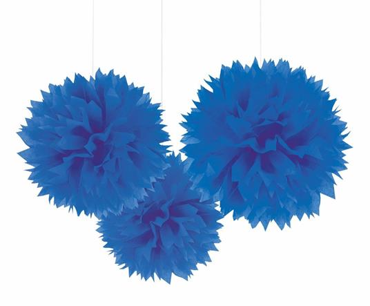 Decoro Batuffolo Blu 40,6 Cm - 3