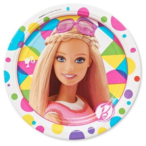 Barbie Sparkle. 8 Piatti 18Cm - 2