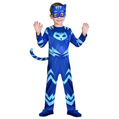 amscan PJMASQUES YOYO-Catboy Costume Pj Mask Cat Boy (2-3 Anni), Multicolore, 2/3, 7AM9902951 - 2