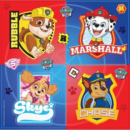 Tovaglioli Paw Patrol 33x33 cm