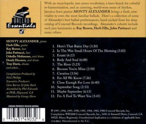 Ballad Essentials - CD Audio di Monty Alexander - 2
