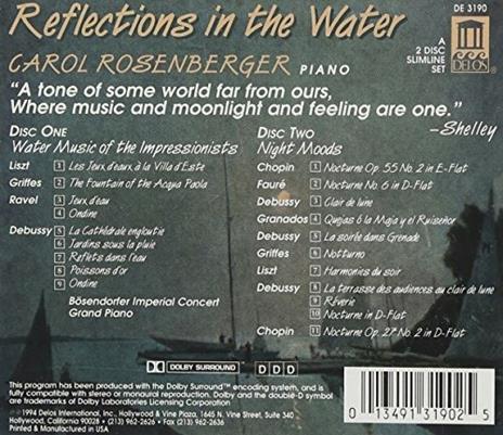 Reflections in the Water. Opere per Pianoforte - CD Audio di Carol Rosenberger - 3