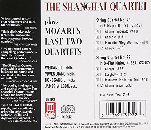 Last String Quartets, - CD Audio di Wolfgang Amadeus Mozart - 3