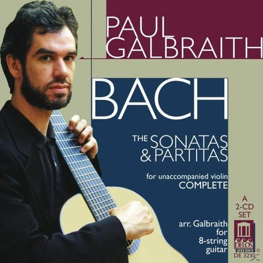 Sonate - Partite (Trascrizione per chitarra) - CD Audio di Johann Sebastian Bach,Paul Galbraith
