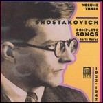 Romanze complete vol.3 - CD Audio di Dmitri Shostakovich