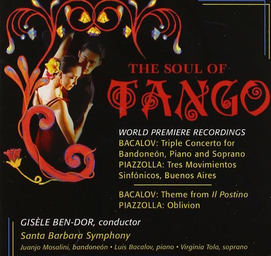 Concerto per soprano, bandoneon e orchestra - Tema da Il postino - CD Audio di Luis Bacalov