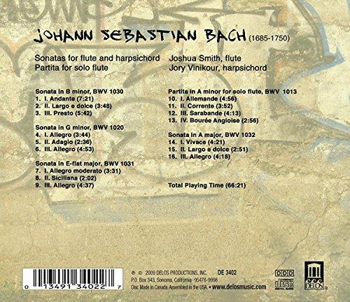 Sonate per Flauto Bwv 1020, 1030-1032, Partita per Flauto Bwv 1013 - CD Audio di Johann Sebastian Bach - 4