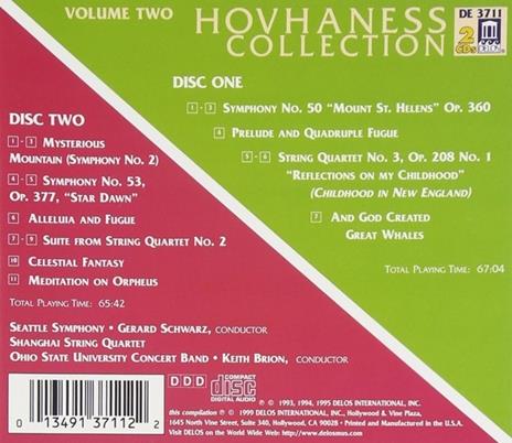 Hovhaness Collection vol.2 - CD Audio di Alan Hovhaness
