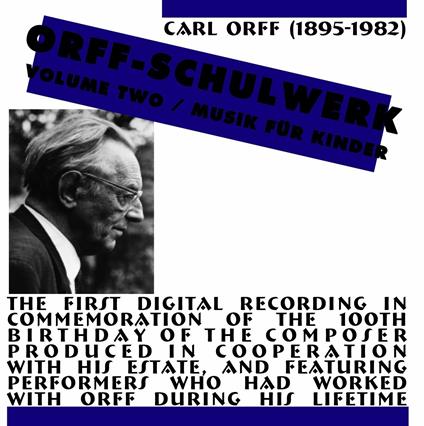 Schulwerk 2 - CD Audio di Carl Orff