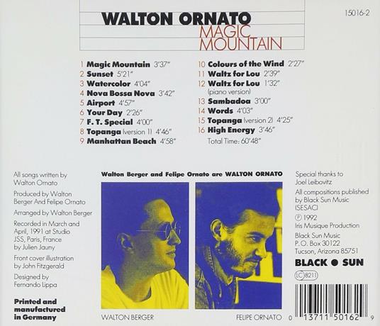 Magic Mountain - CD Audio di Walton Ornato - 2