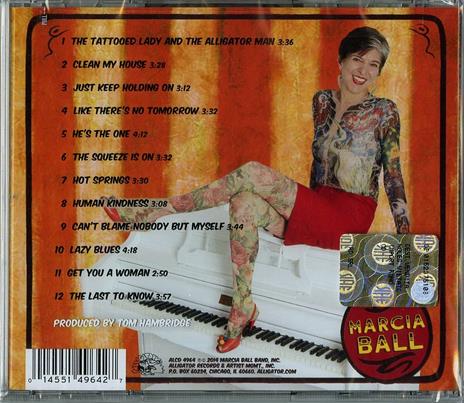 Tattooed Lady & the Alligator Man - CD Audio di Marcia Ball - 2