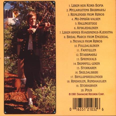 Traditional Norwegian Fid - CD Audio di Sven Nyhus - 2
