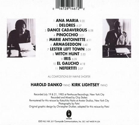 Shorter by Two - CD Audio di Harold Danko,Kirk Lightsey - 2