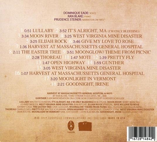 Dominique Eade & Ran Blake - Town And Country (Digipack) - CD Audio di Dominique Eade - 2