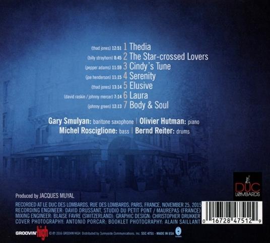 Royalty at Le Duc Live - CD Audio di Gary Smulyan - 2