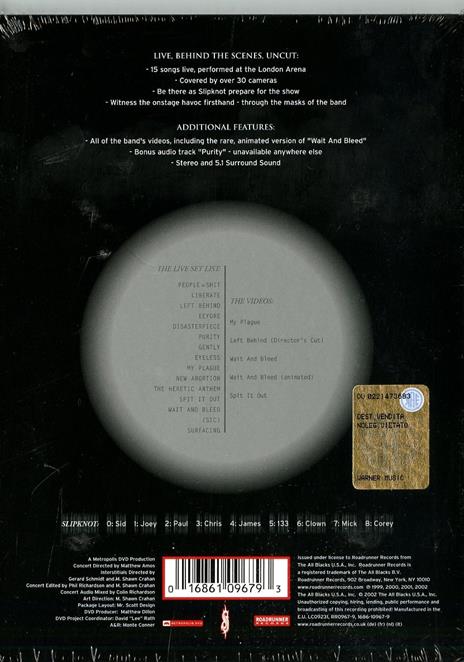 Slipknot. Disasterpieces (2 DVD) - DVD di Slipknot - 2