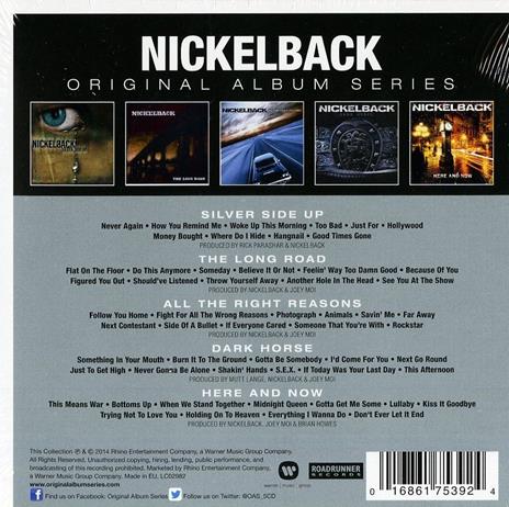 Original Album Series - CD Audio di Nickelback - 2
