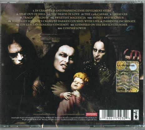 Godspeed on the Devil's Thunder - CD Audio di Cradle of Filth - 2