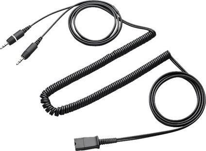 Plantronics Quick Disconnect cable to dual 3.5mm