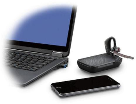 POLY VOYAGER 5200 UC Cuffia Aggancio Nero - 2