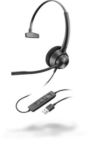 POLY EncorePro 310 Cuffia Padiglione auricolare Nero