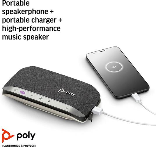 Tele portatile 'Sync 20' con porta USB-A e tasto Microsoft Teams separato - 3