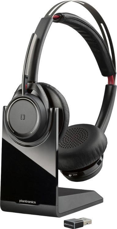 POLY Voyager Focus UC Cuffia Padiglione auricolare Bluetooth Nero