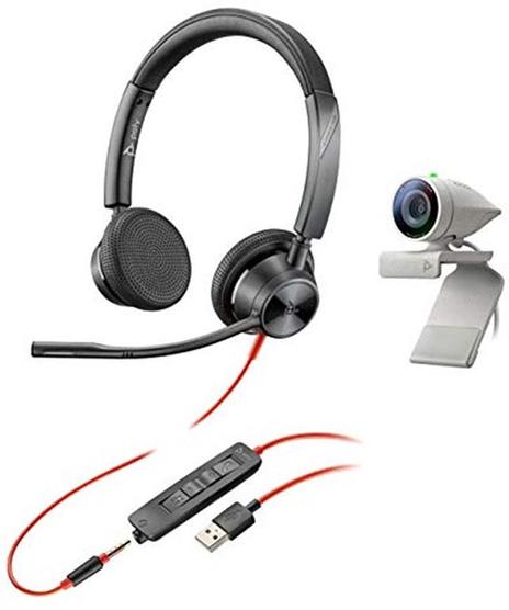 Kit Poly Studio P5 Con Blackwire 3325 (Plantronics) - Videocamera Per Videoconfe