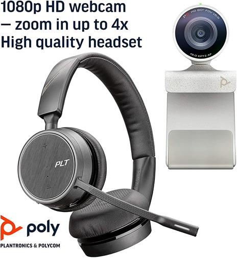 Kit Poly Studio P5 Con Voyager 4220 Uc (Plantronics) - Videocamera Per Videoconf - 4