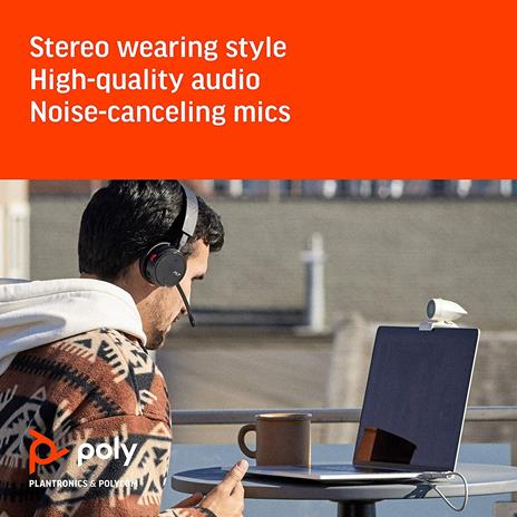 Kit Poly Studio P5 Con Voyager 4220 Uc (Plantronics) - Videocamera Per Videoconf - 5