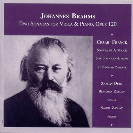 Sonata per viola e piano n.1 op 120/1 (1894) - CD Audio di Johannes Brahms
