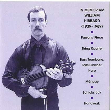 HIBBARD William - Pansons' Piece (1967 68) - CD Audio