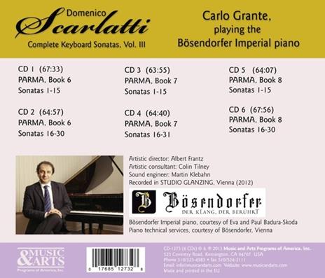 Sonate per pianoforte vol.3 - CD Audio di Domenico Scarlatti - 2