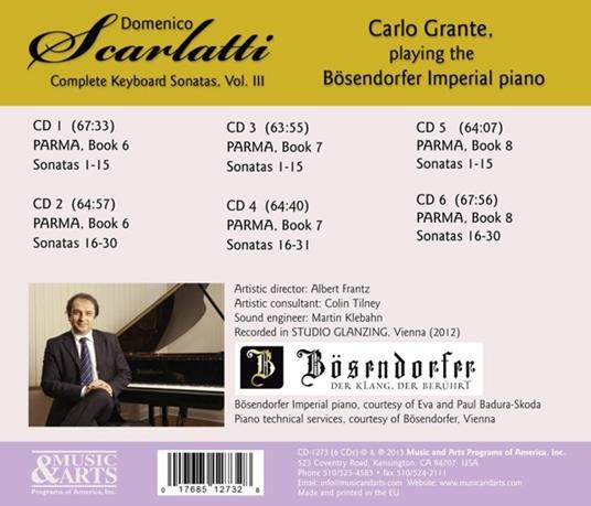 Sonate per pianoforte vol.3 - CD Audio di Domenico Scarlatti - 2