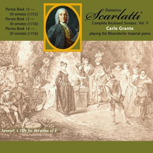 Sonate per pianoforte complete vol.5 libri 12, 13, 14 - CD Audio di Domenico Scarlatti,Carlo Grante