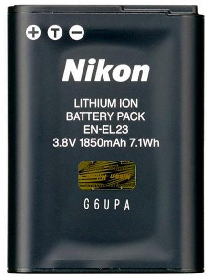 Nikon EN-EL23 Ioni di litio 1850mAh 3.8V