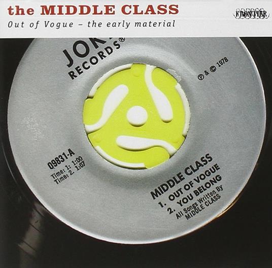 Out of Vogue. The Early Materiai - CD Audio di Middle Class