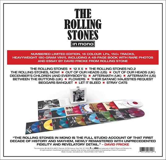 The Rolling Stones in Mono (Coloured Vinyl) - Vinile LP di Rolling Stones - 2