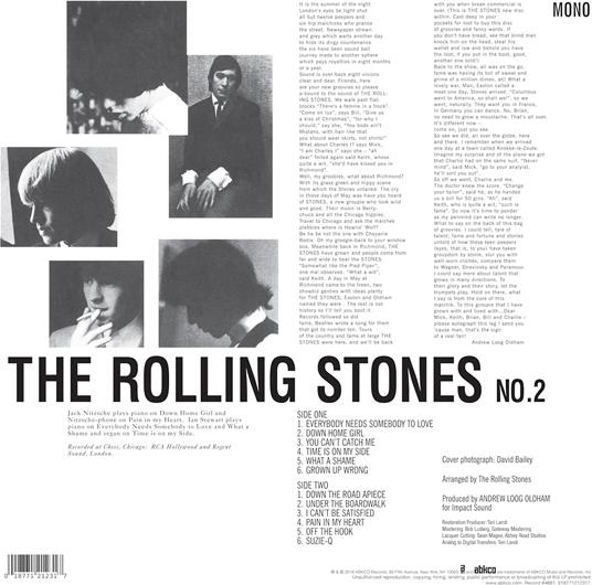 The Rolling Stones No. 2 - Vinile LP di Rolling Stones - 3