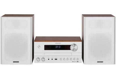 Kenwood M-820DAB Microsistema audio per la casa Bianco, Legno 50 W