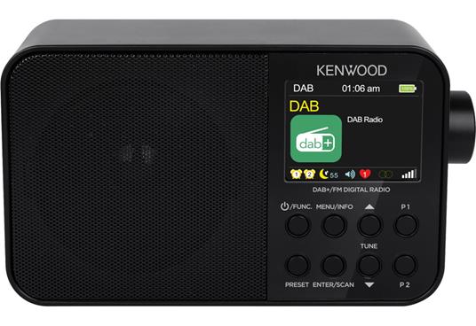 Kenwood Electronics CR-M30DAB-B radio Portatile Digitale Nero