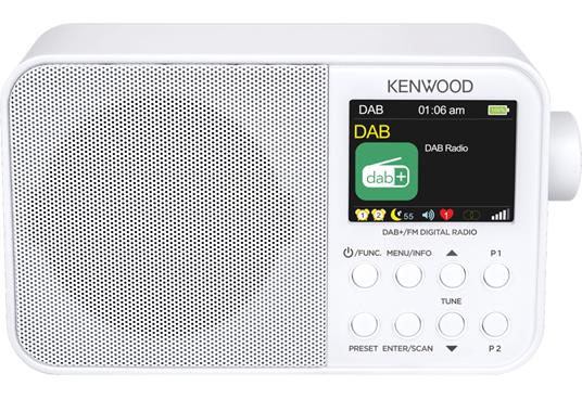 Kenwood CR-M30DAB-W radio Portatile Digitale Bianco