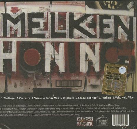 Melk En Honing - CD Audio di Author & Punisher - 2