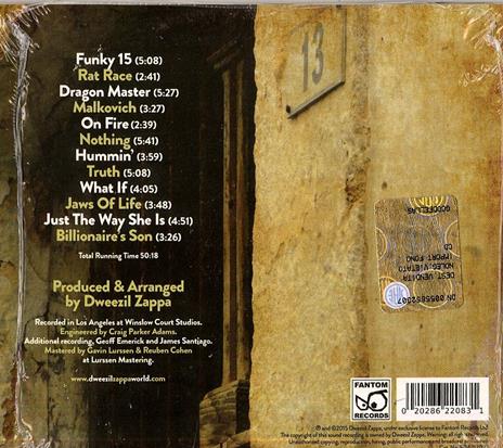 Via Zammata - CD Audio di Dweezil Zappa - 2