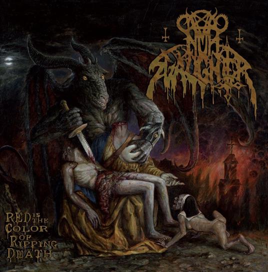 Red Is The Colour Of Ripping Death (LP Clear-Red) - Vinile LP di Nunslaughter